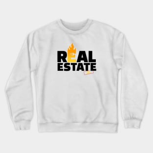 Real Estate Hot Agent Crewneck Sweatshirt